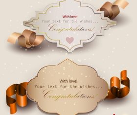 Valentine label sticker vector
