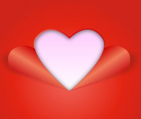 Valentines day pink heart pattern vector