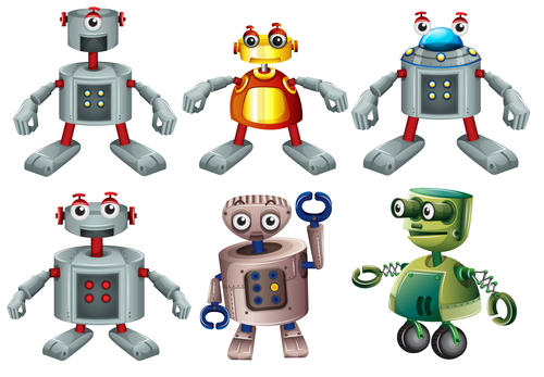Various forms of robot vector