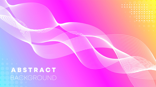 Wavy abstract background vector