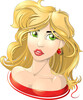 Girl blondie vector free download