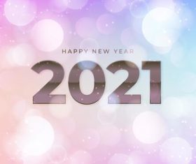2021 two-color blurred new year background vector