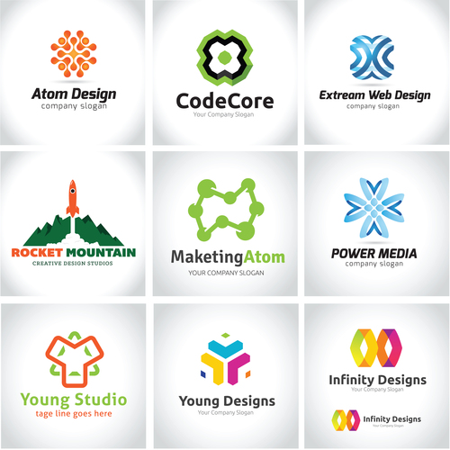 Abstract logo design vector