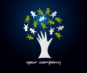 Abstract logo design vector