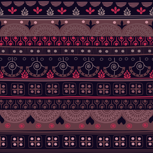 Aztec ethnic seamless pattern vector