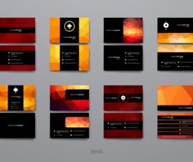 Black red color design brochure vector