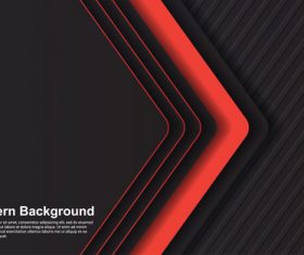 Black red modern background vector