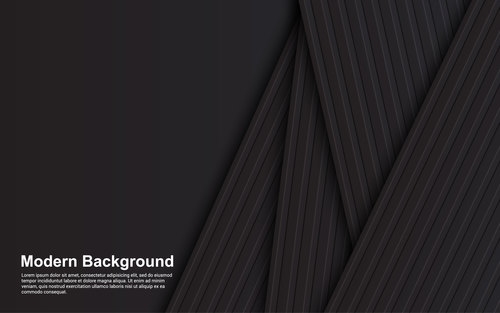 Black stripes background vector