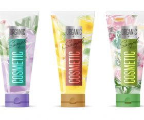 Brand cosmetic collection vector