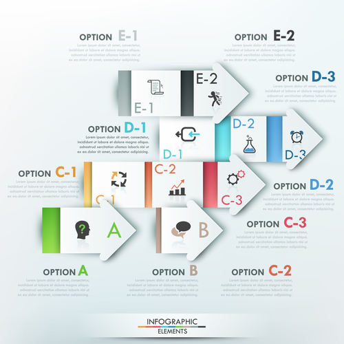 Chemistry templates of Infographics vector