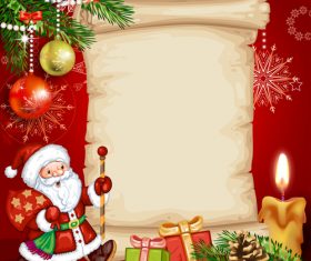 Christmas card background vector