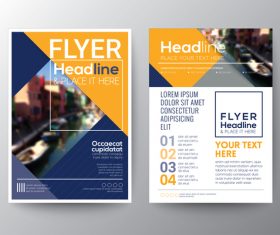 City brochure vector