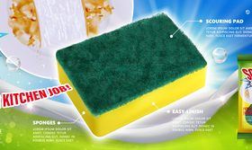 Cleaning supplies advertising vector