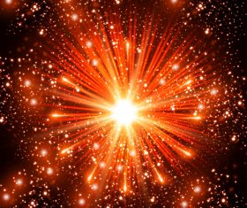Closeup firework vector