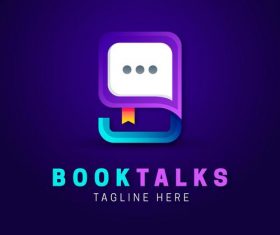 Creative gradient logo design vector