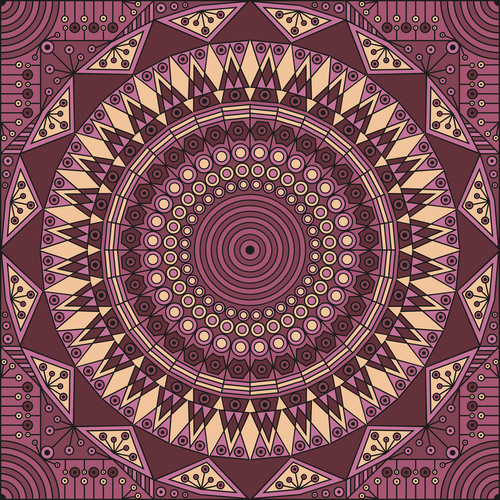 Decorative seamless pattern vector