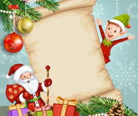 Design christmas card background vector
