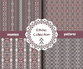 Ethnic collection seamless pattern vector