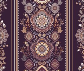 Floral seamless background vector