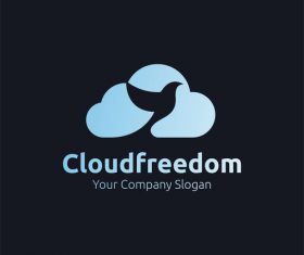 Freedom logo design vector