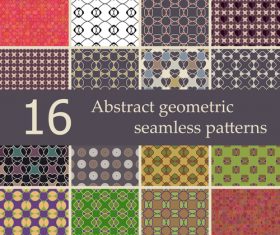 Geometric patterns abstract vector