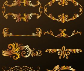 Gold Decorative Ornament vector