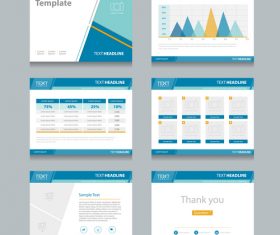 Market analysis chart information vector