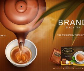 Mellow taste advertising vector