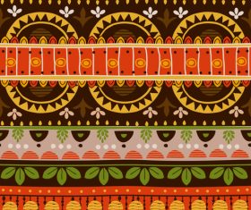 Mexico brown seamless background pattern vector