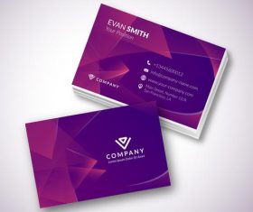 Modern template business card design vector