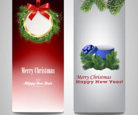 New year banner vector