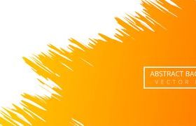 Orangel watercolor banner background vector