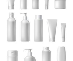 Packaging cosmetics vector