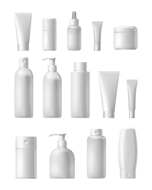 Packaging cosmetics vector