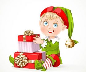 Place gifts vector
