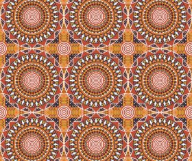 Pretty geometric ornamental seamless pattern vector