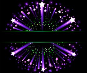 Purple stars vector