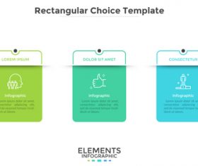 Rectangular choice template information vector