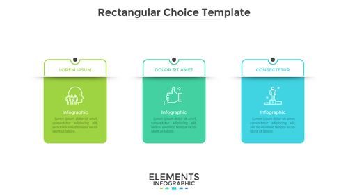 Rectangular choice template information vector