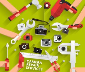 Repair camera vector