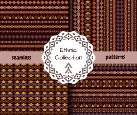 Rhombus ethnic seamless pattern vector
