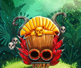 Scene game design vector