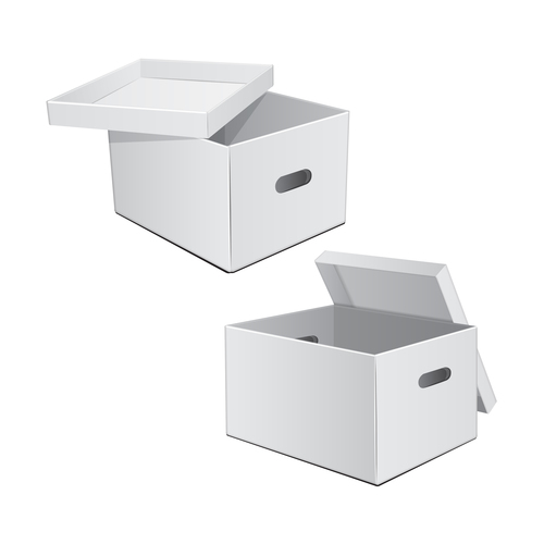 Storage box vector