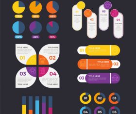 Various classification infographic vector