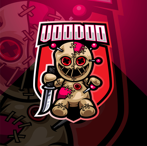 Voodoo game icon design vector