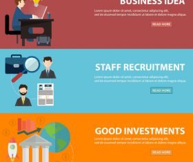 Work information banner vector