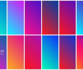 Abstract colorful background collection vector