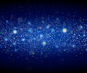 Abstract network background vector