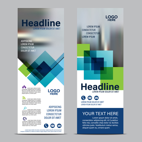 Banners template vector