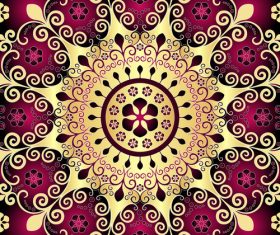 Beautiful pattern decoration vector
